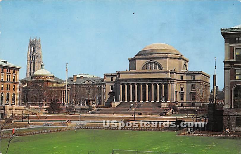 Columbia University, Memorial Library - New York City Postcards, New York NY Postcard