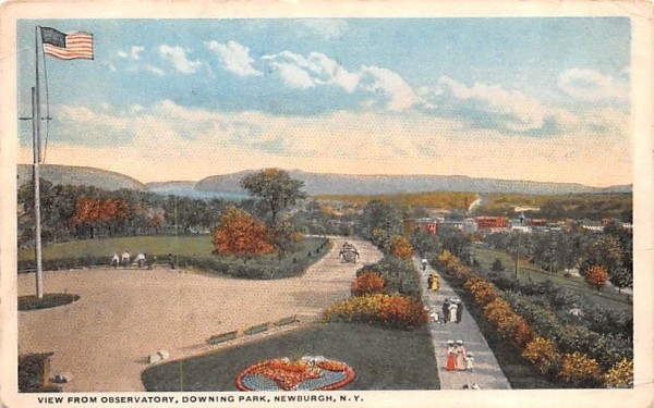 View from Observatory Newburgh, New York Postcard