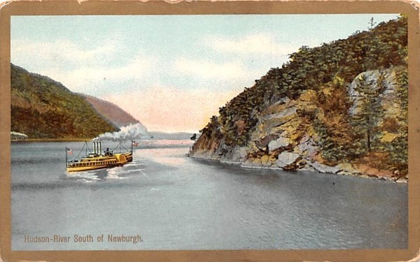 Hudson River South Newburgh, New York Postcard