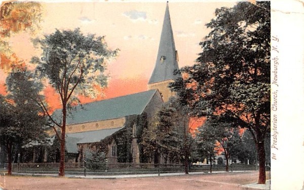 Presbyterian Church Newburgh, New York Postcard
