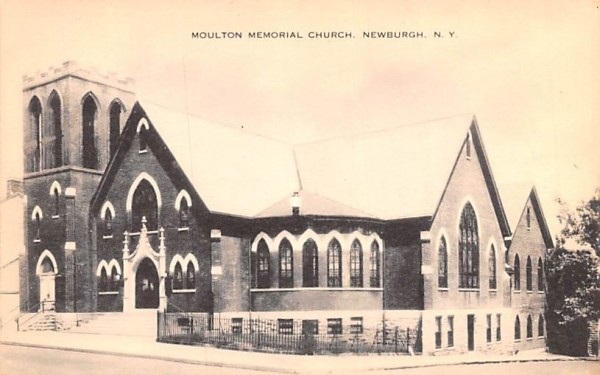 Moulton Memorial Church Newburgh, New York Postcard