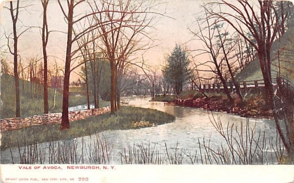 Vale of Avoca Newburgh, New York Postcard
