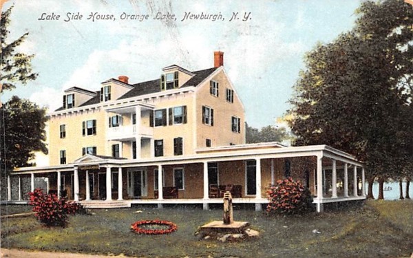Lake Side House Newburgh, New York Postcard