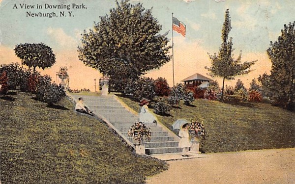Downing Park Newburgh, New York Postcard