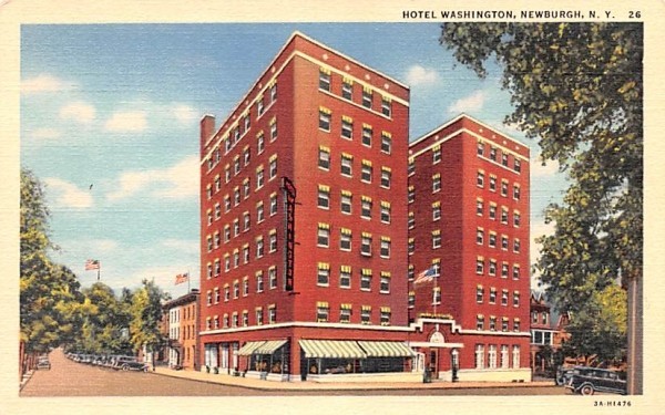 Hotel Washington Newburgh, New York Postcard