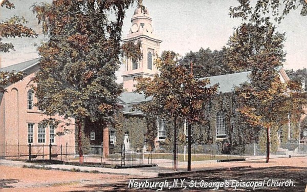St George's Episcopal Church Newburgh, New York Postcard