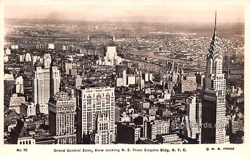 Grand Central Zone - New York City Postcards, New York NY Postcard