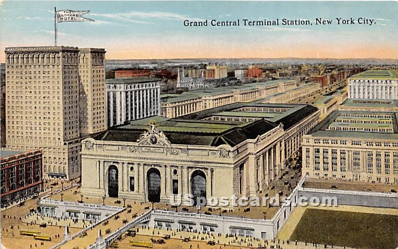 Grand Central Terminal Station - New York City Postcards, New York NY Postcard
