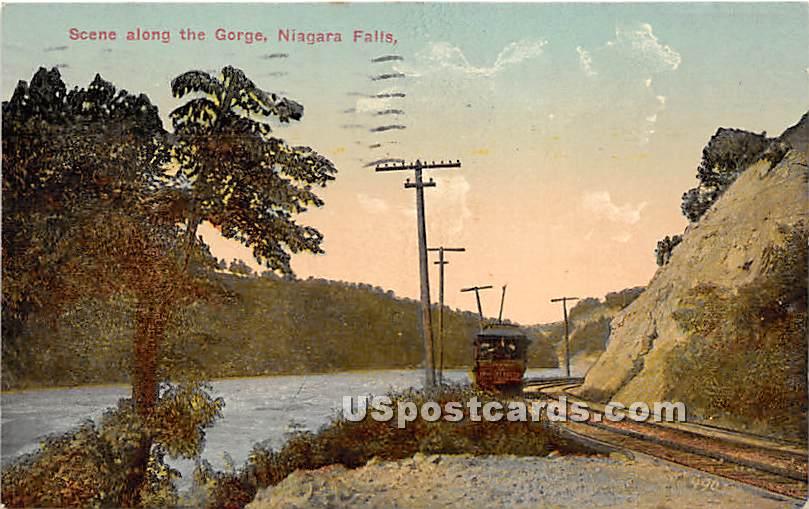 Gorge - Niagara Falls, New York NY Postcard