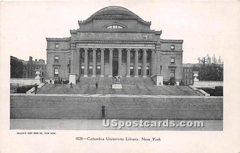 Columbia University Library - New York City Postcards, New York NY Postcard