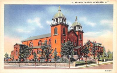 St Francis Church Newburgh, New York Postcard