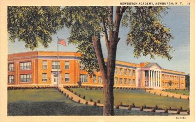 Newburgh Academy New York Postcard