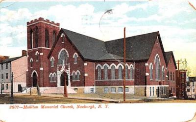 Moulton Memorial Church Newburgh, New York Postcard