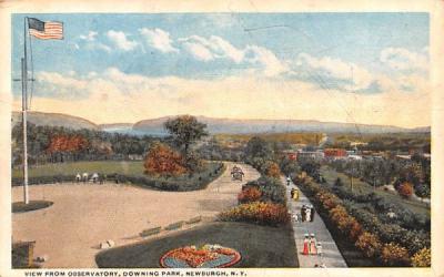 View from Observatory Newburgh, New York Postcard