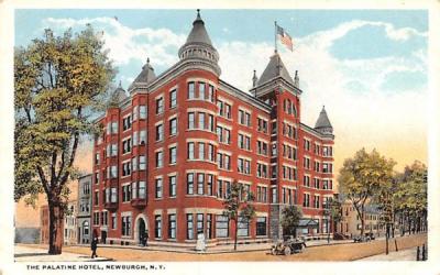 Palatine Hotel Newburgh, New York Postcard