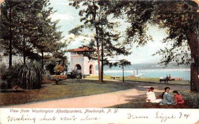 View from Washington's Headquarters Newburgh, New York Postcard