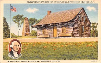 Revolutionary Officers' Hut at Temple Hill Newburgh, New York Postcard