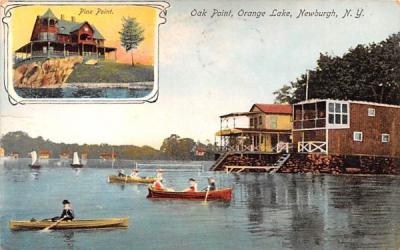 Oak Point, Pine Point Newburgh, New York Postcard