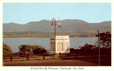 World War II Memorial Newburgh, New York Postcard