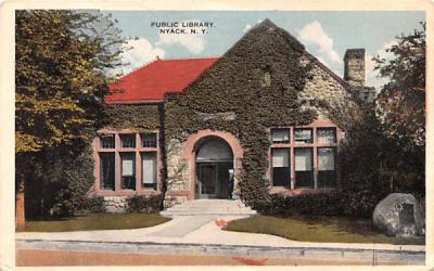 Public Library Nyack, New York Postcard