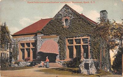Nyack Public Library New York Postcard