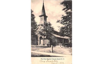 The First Baptist Church Nyack, New York Postcard