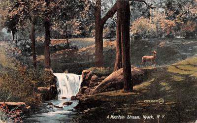 Mountain Stream Nyack, New York Postcard
