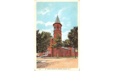 St Ann's Catholic Church Nyack, New York Postcard