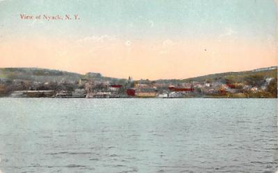Water View Nyack, New York Postcard
