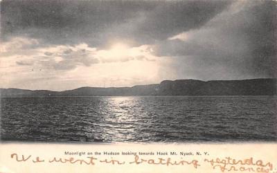 Hudson River Nyack, New York Postcard