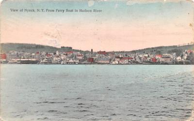 From Ferry Boat Nyack, New York Postcard