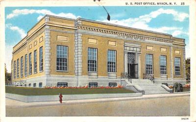US Post Office Nyack, New York Postcard