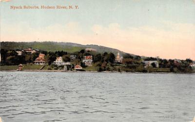Nyack Suburbs Nyack on the Hudson, New York Postcard