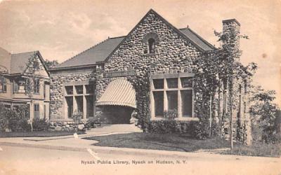 Nyack Public Library Nyack on the Hudson, New York Postcard