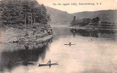 On the Upper Eddy Narrowsburg, New York Postcard