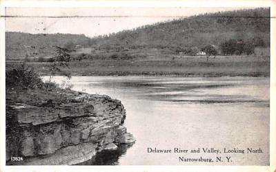 Delaware River & Valley Narrowsburg, New York Postcard