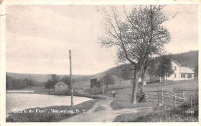 Back to the Farm Narrowsburg, New York Postcard