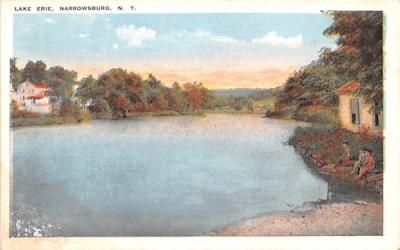 Lake Erie Narrowsburg, New York Postcard
