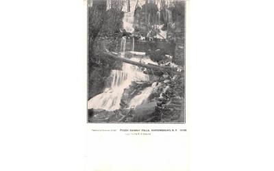 Peggy Runway Falls Narrowsburg, New York Postcard