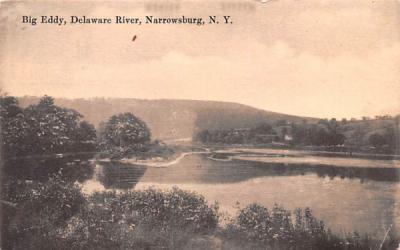 Big Eddy Narrowsburg, New York Postcard
