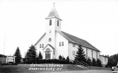 Catholic Church Narrowsburg, New York Postcard