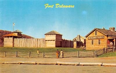 Fort Delaware Narrowsburg, New York Postcard