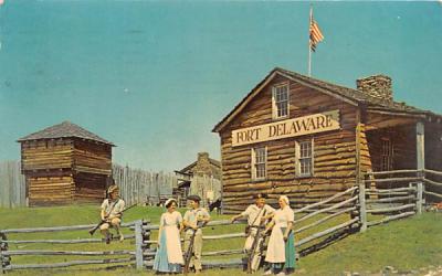 Fort Delaware Narrowsburg, New York Postcard