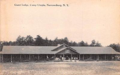 Guest Lodge Narrowsburg, New York Postcard