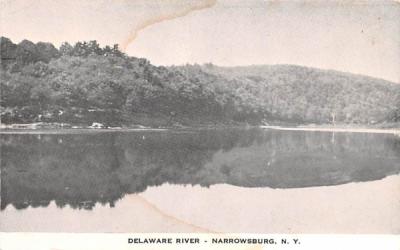 Delaware River Narrowsburg, New York Postcard