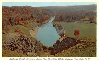 Spillway Canal Neversink, New York Postcard