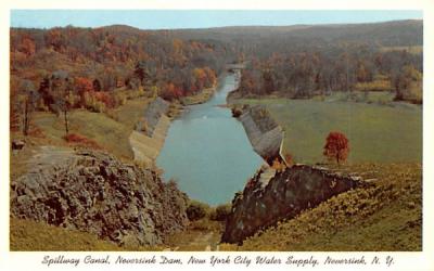 Spillway Canal Neversink, New York Postcard