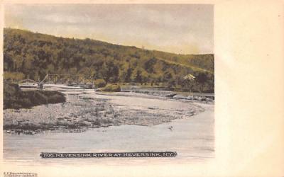 Neversink River New York Postcard