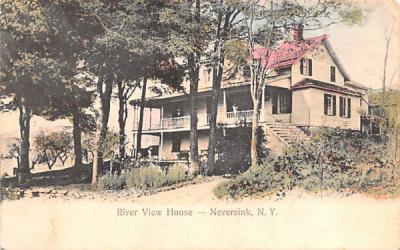 River View House Neversink, New York Postcard