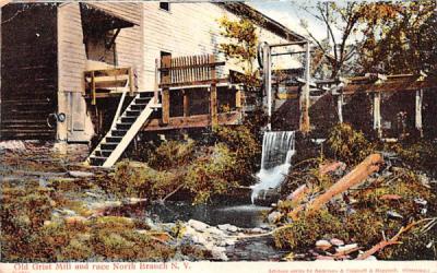 Old Grist Mill North Branch, New York Postcard